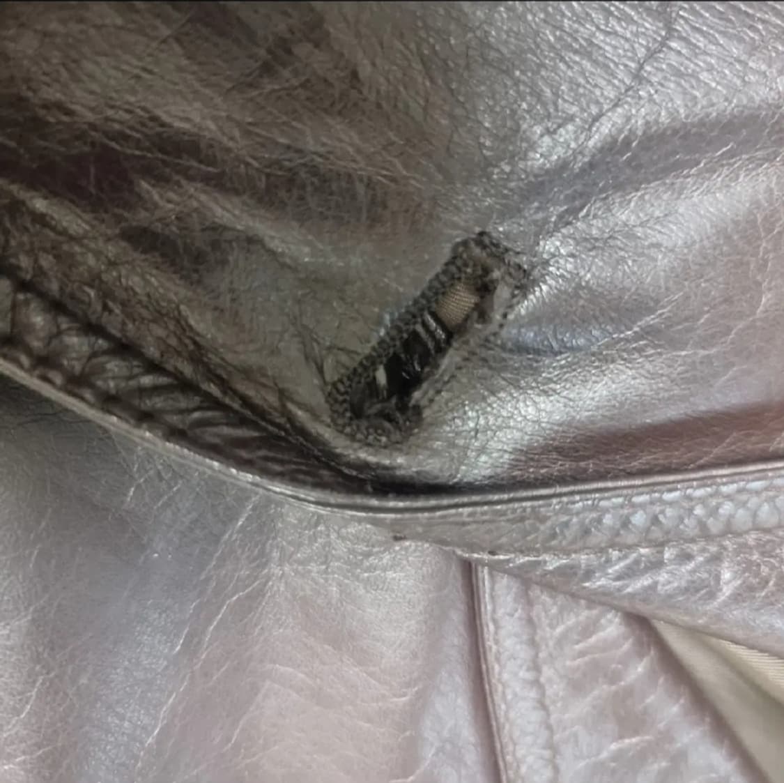 여성 가죽 롱코트(실측) 상품이미지3