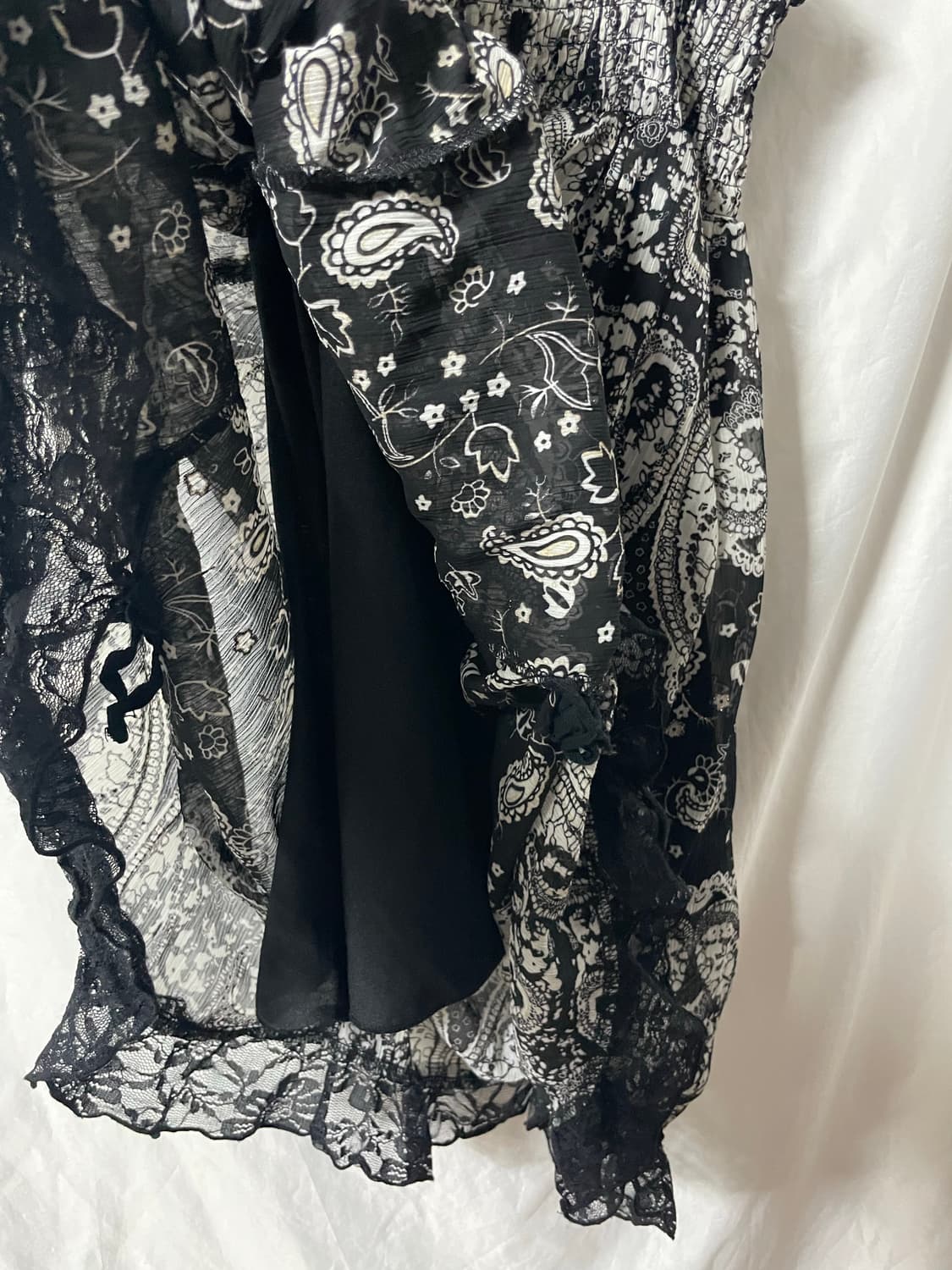 빈티지 디그딥 페이즐리 원피스 상품이미지6