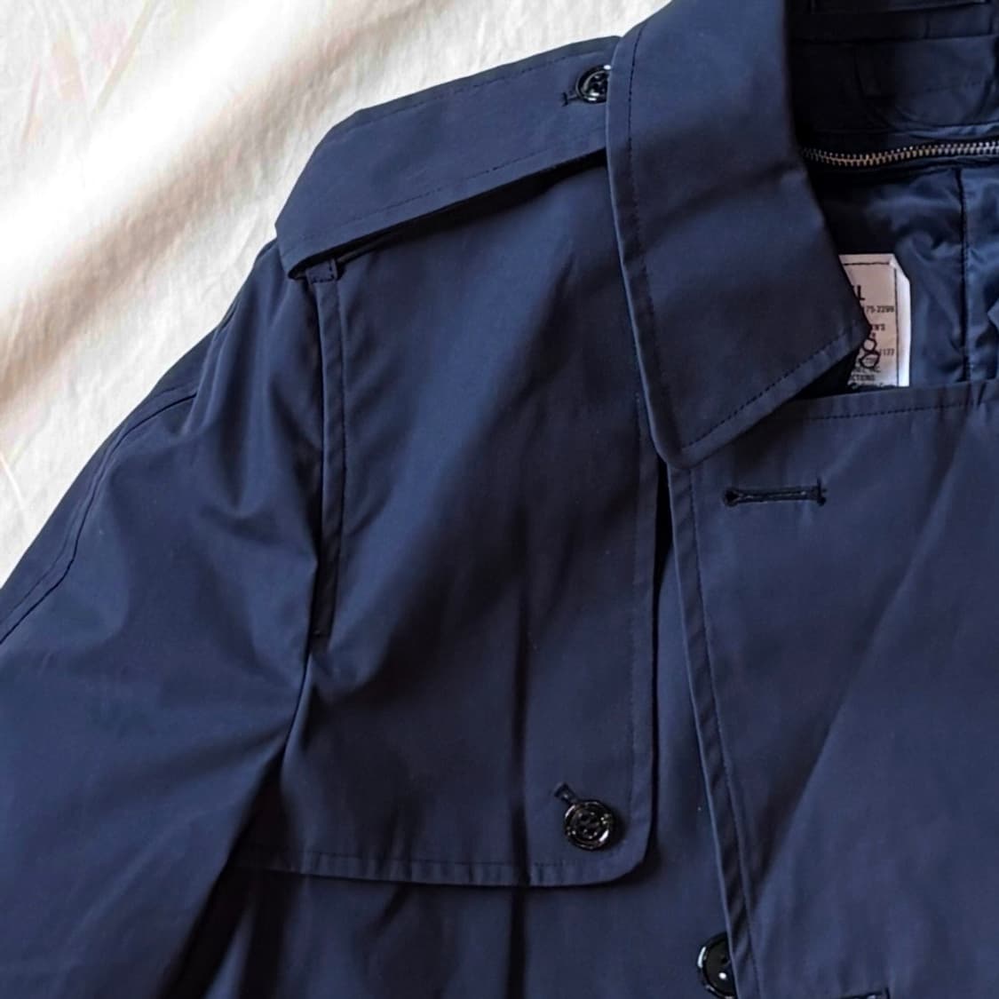 [44XL] USAAF All Weather Coat Navy 상품이미지4