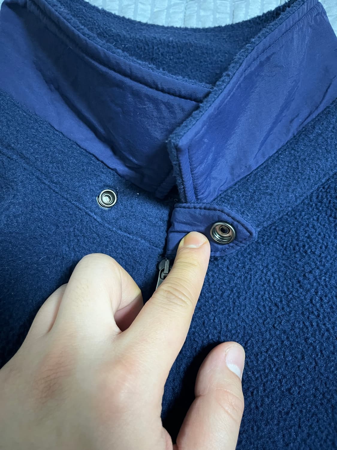 폴로 랄프 로렌 x 빔즈 네이비 앤 골드 컬렉션 플리스 자켓 다크 네이비 상품이미지5