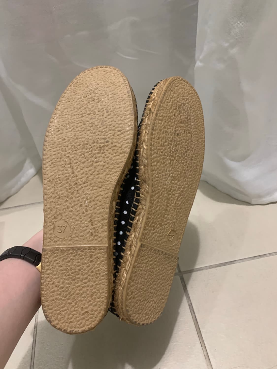 꼼데가르송 트리콧 슬립온 상품이미지5