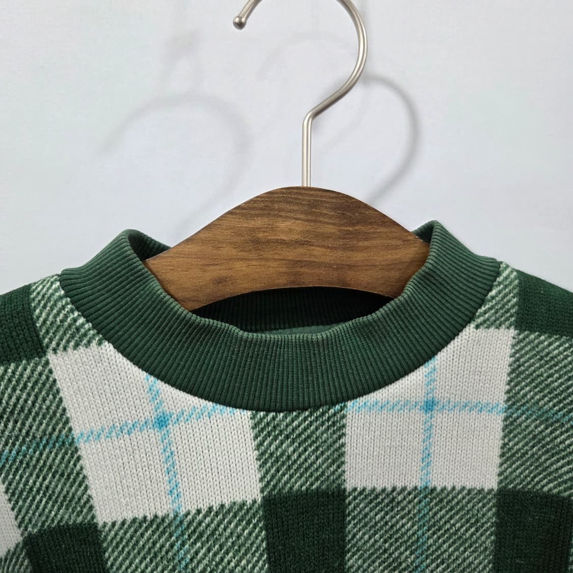 블루독 키즈 타탄체크 맨투맨 145  상품이미지7