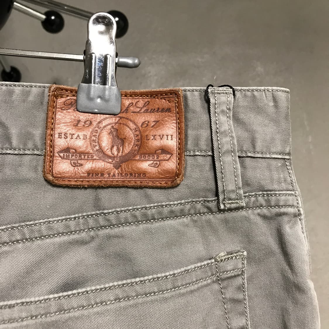 폴로 랄프로렌 코튼 팬츠 그레이 34/34 상품이미지5