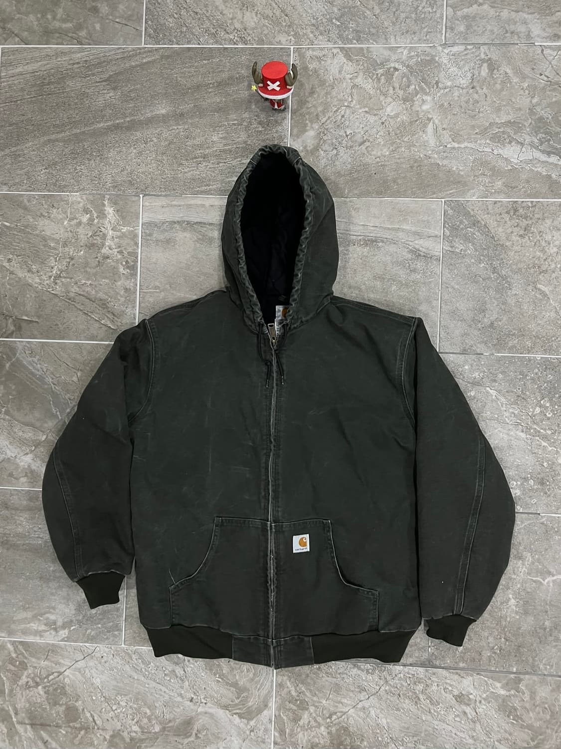 (XL)칼하트 덕 액티브 우먼스 후드자켓 WJ130 MOS 모스그린 상품이미지1