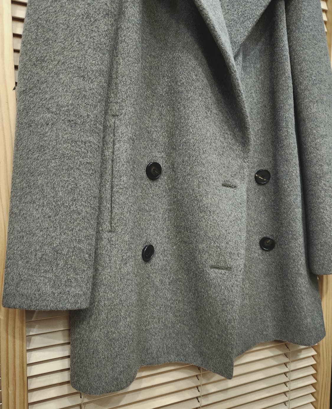 한섬 시스템 양모 더블코트XS 상품이미지3