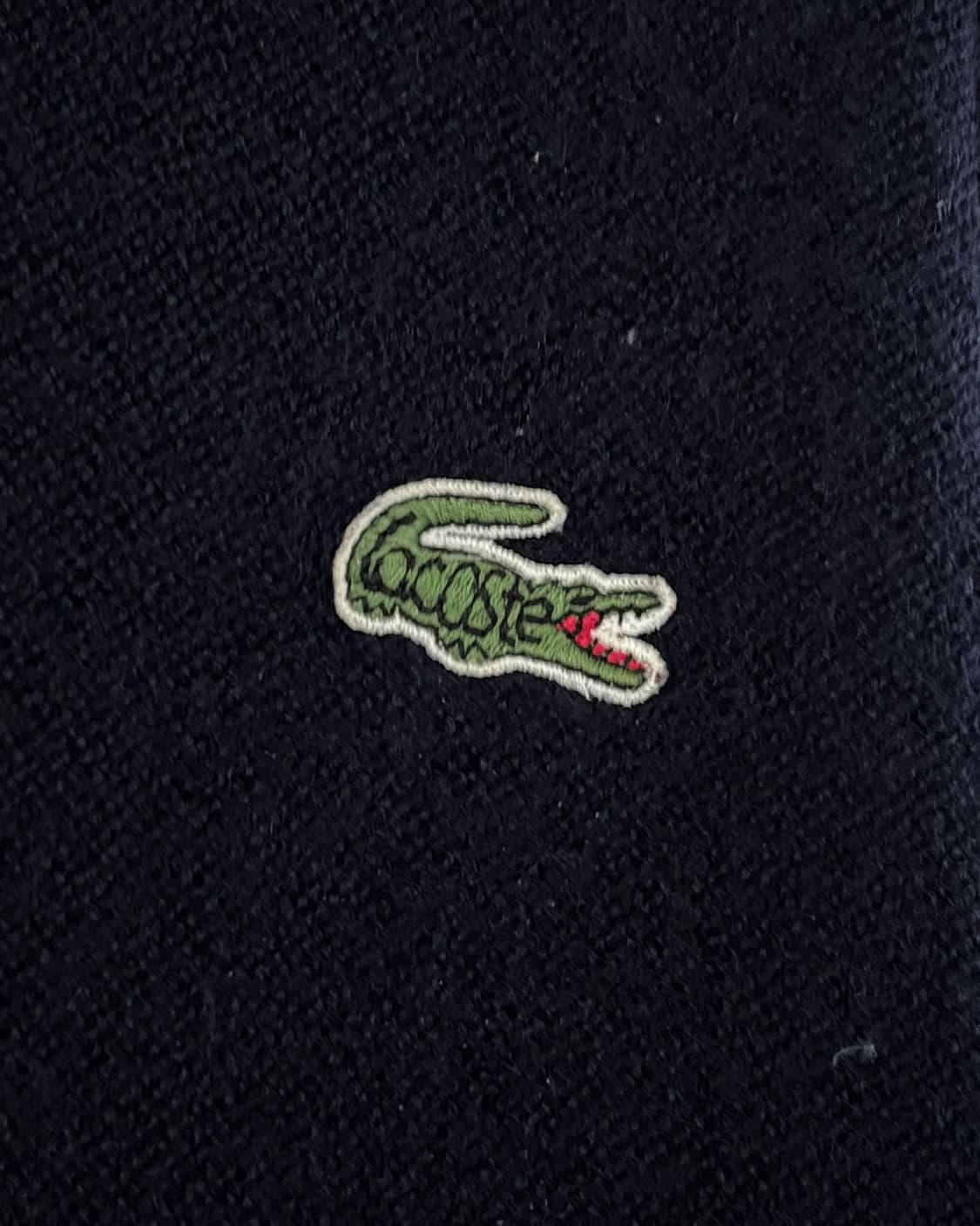 Lacoste 라코스테 네이비컬러 브이넥 울 니트 상품이미지5