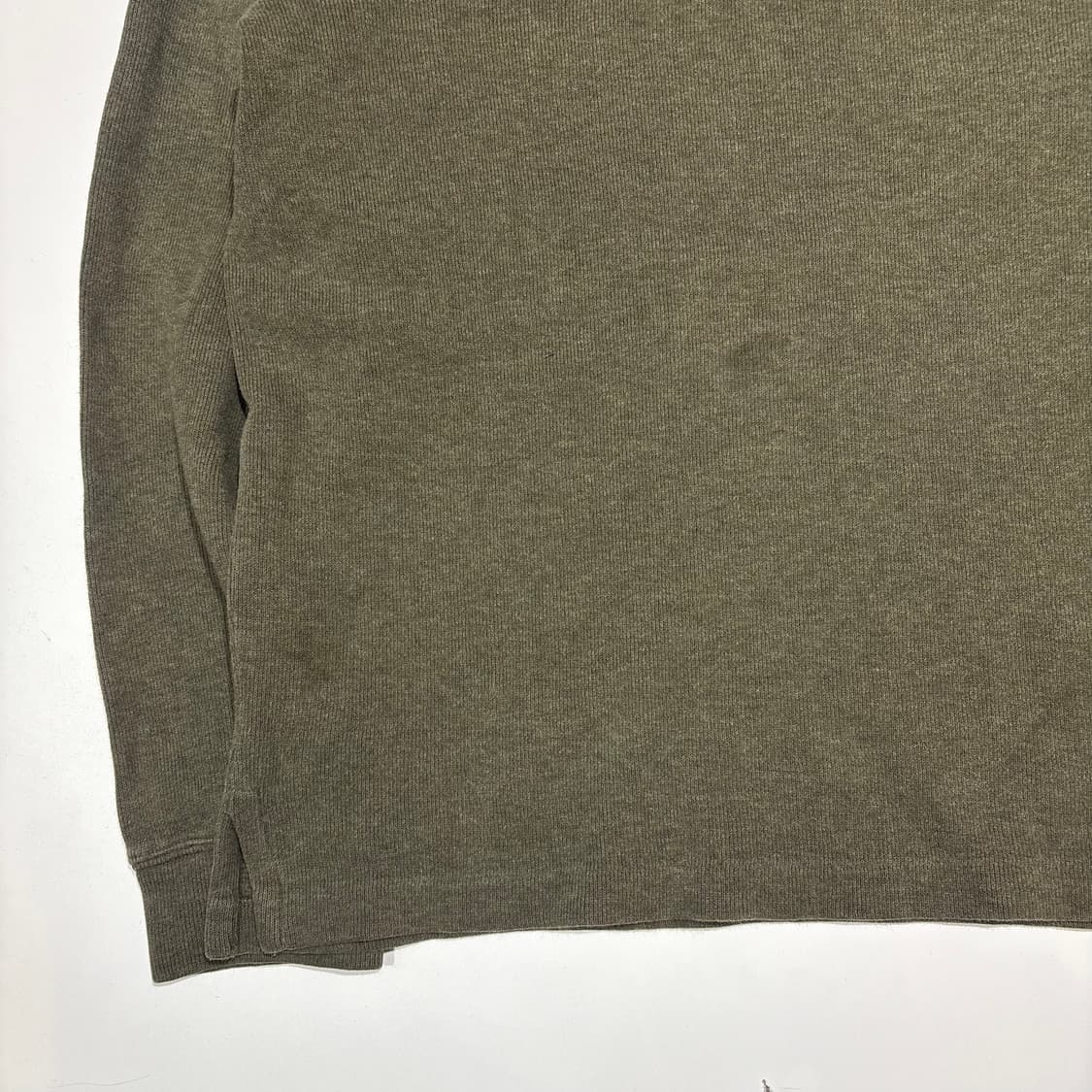 폴로랄프로렌 카키 반집업 니트 상품이미지2