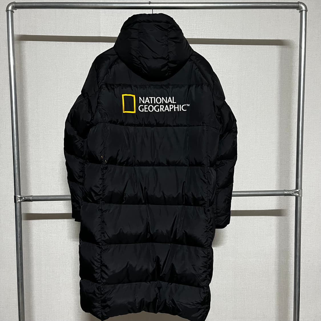 내셔널지오그래픽 블랙 롱패딩 L 상품이미지2