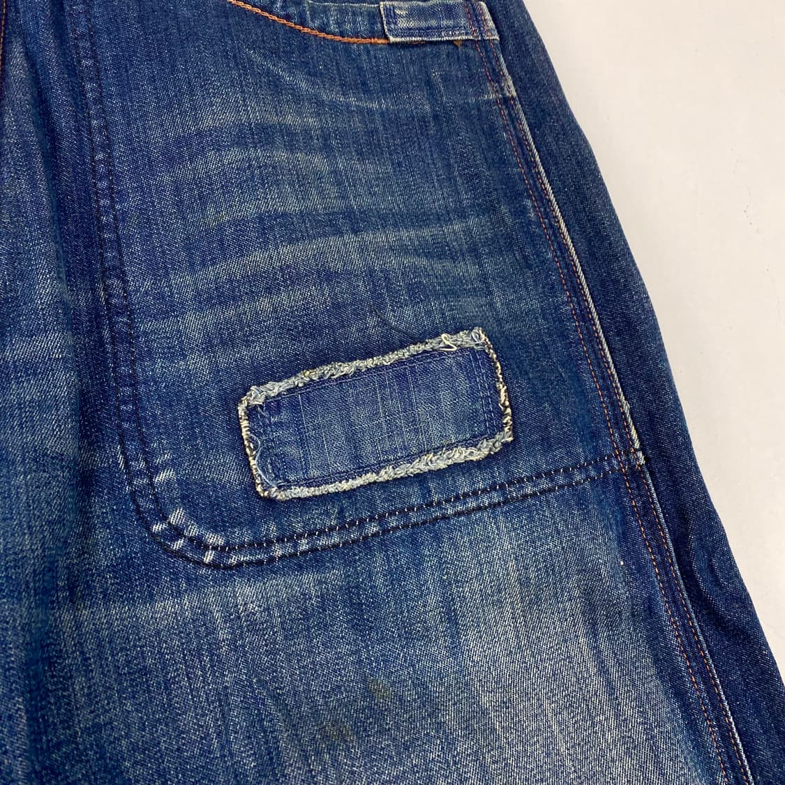 디젤 패치워크 와이드 데님 진 (34) 상품이미지6