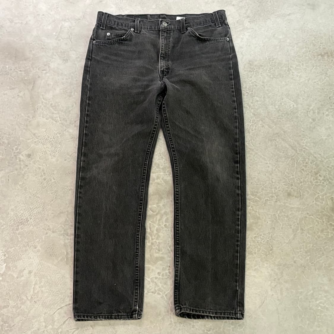 [36/30] 90s USA🇺🇸 리바이스 505 오렌지 탭 블랙 흑청 상품이미지1