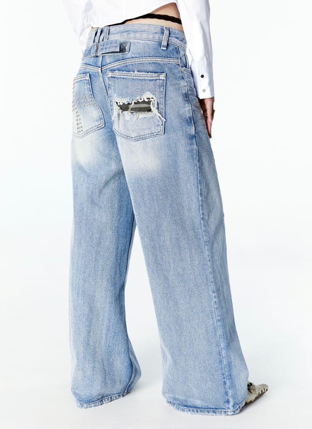2000아카이브스 SNYDER WIDE DENIM 팬츠 상품이미지2