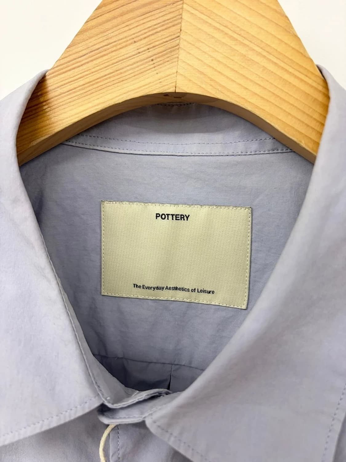 포터리 23SS 클래식 코튼 반팔 셔츠 PN9732 상품이미지5