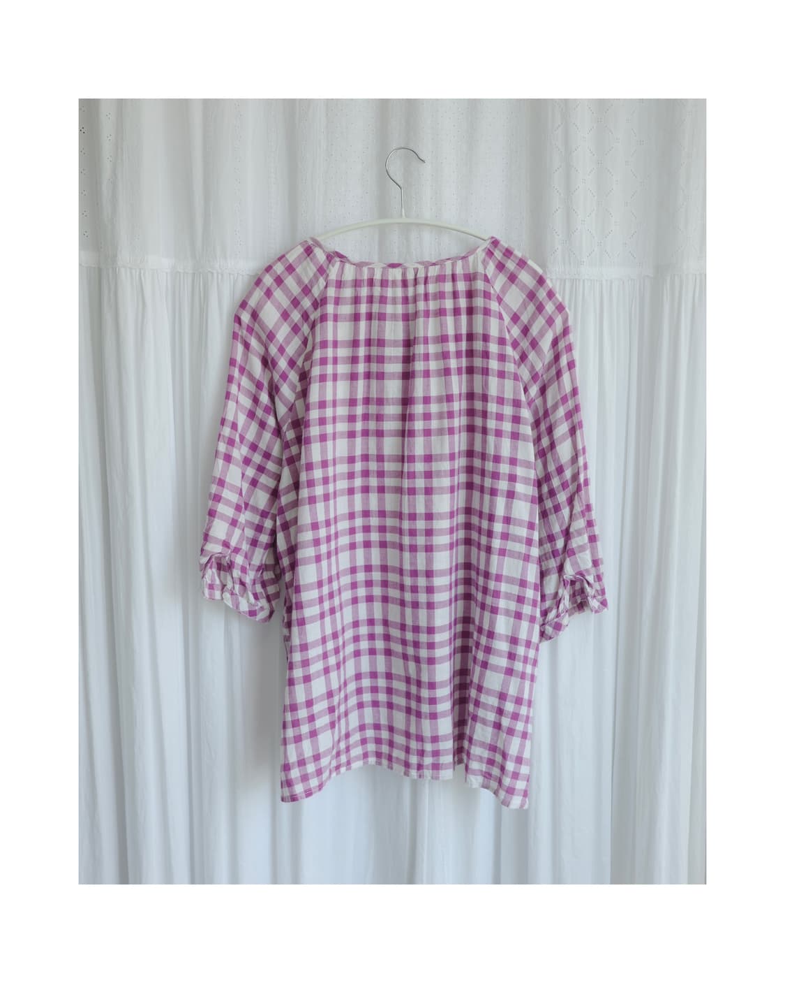 Navy natural purple check 상품이미지6