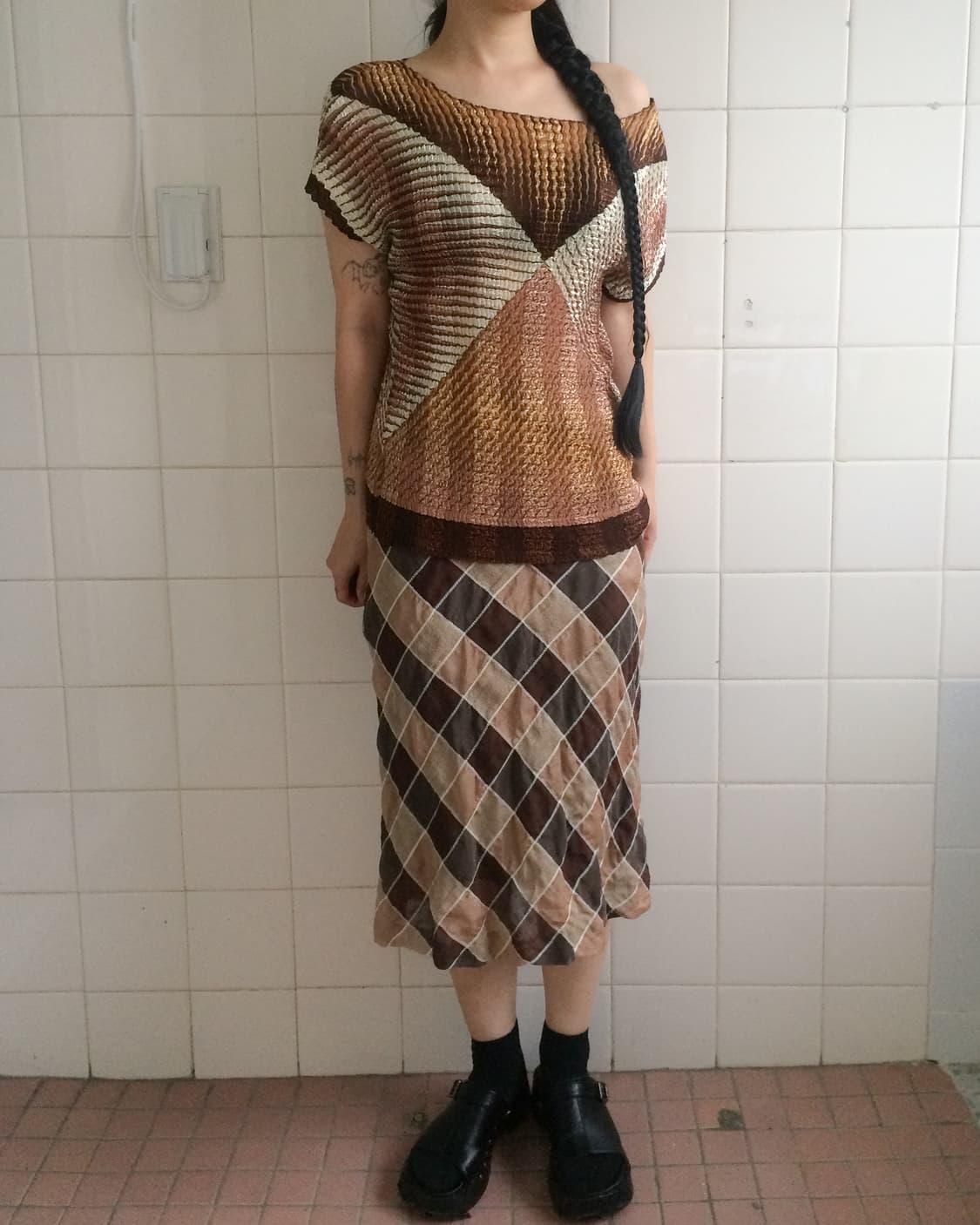 Pleats pattern top 상품이미지5