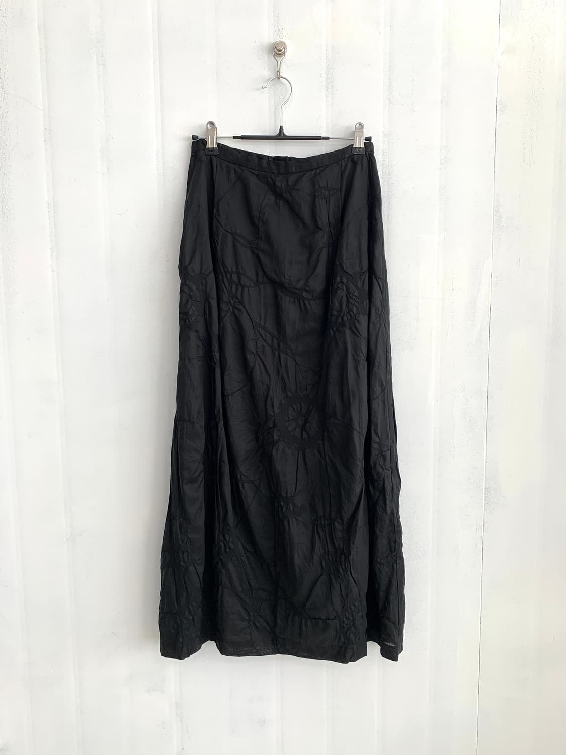 Sensounico Avant-Garde Black Long Skirt 상품이미지1