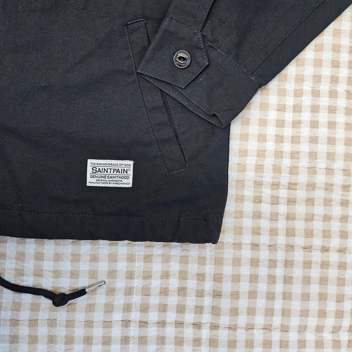 세인트페인 드레곤자주 간절기 면자켓 남자100 상품이미지5