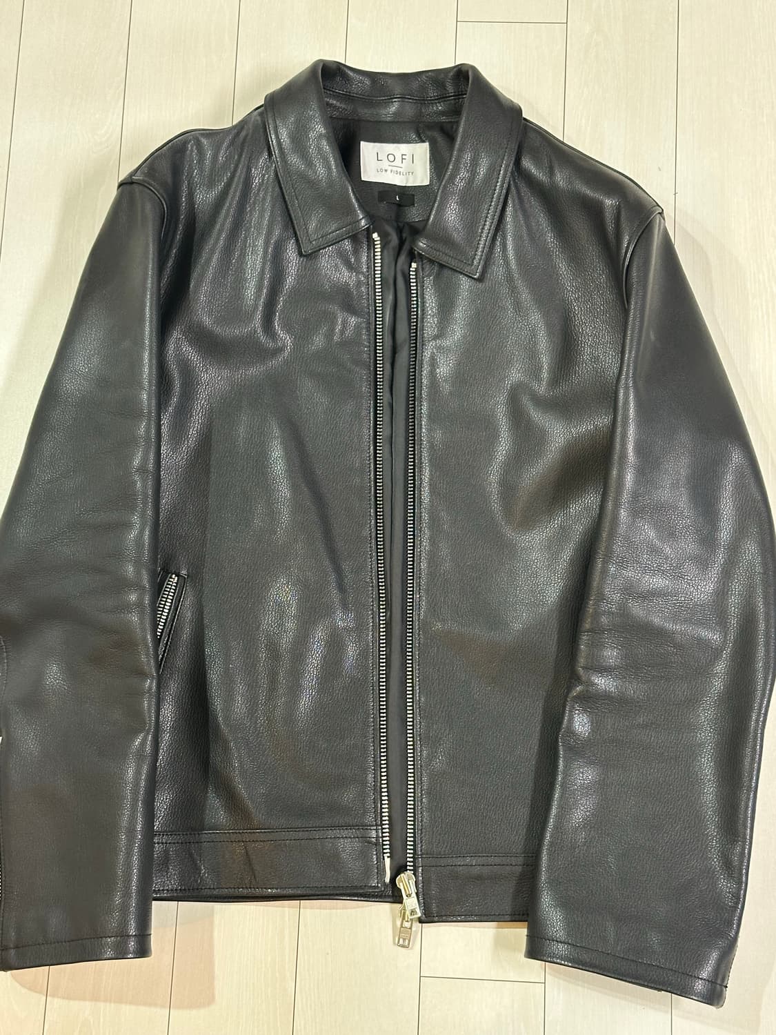 로파이 소가죽 싱글 라이더 자켓 상품이미지1