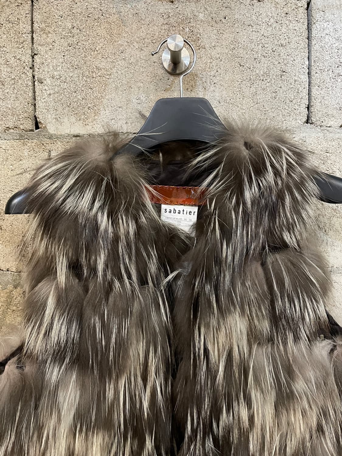 사바티에 폭스 퍼 베스트  상품이미지2