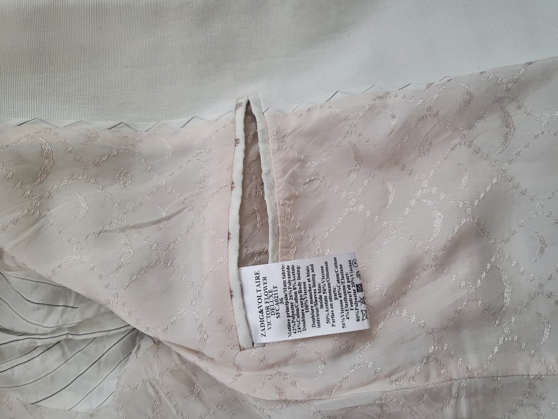 (최상급)Zadig&Voltaire VICTOR FLOWER 블레이저36 상품이미지9