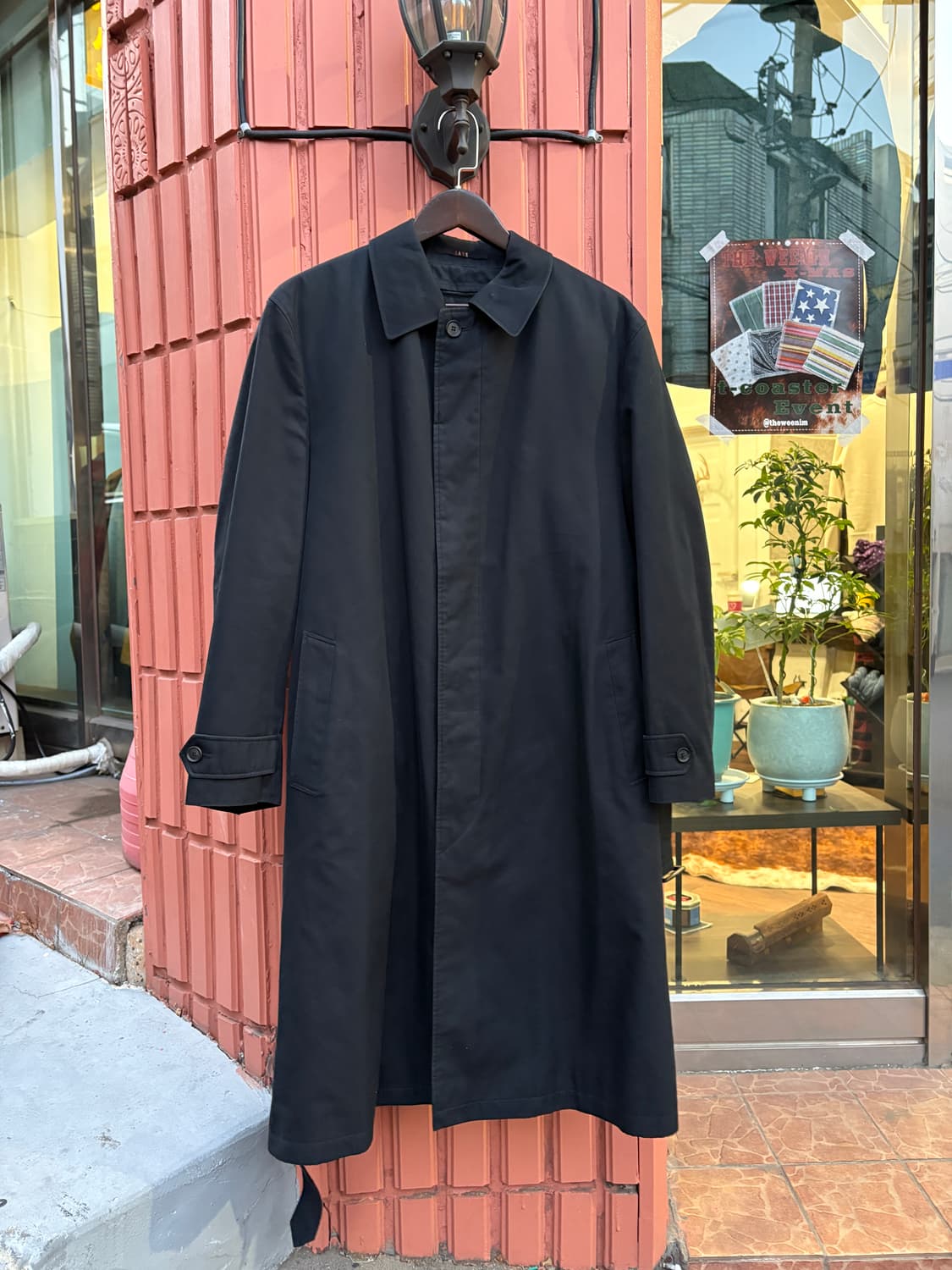 vintage 닥스 실크 혼방 트렌치코트 상품이미지4