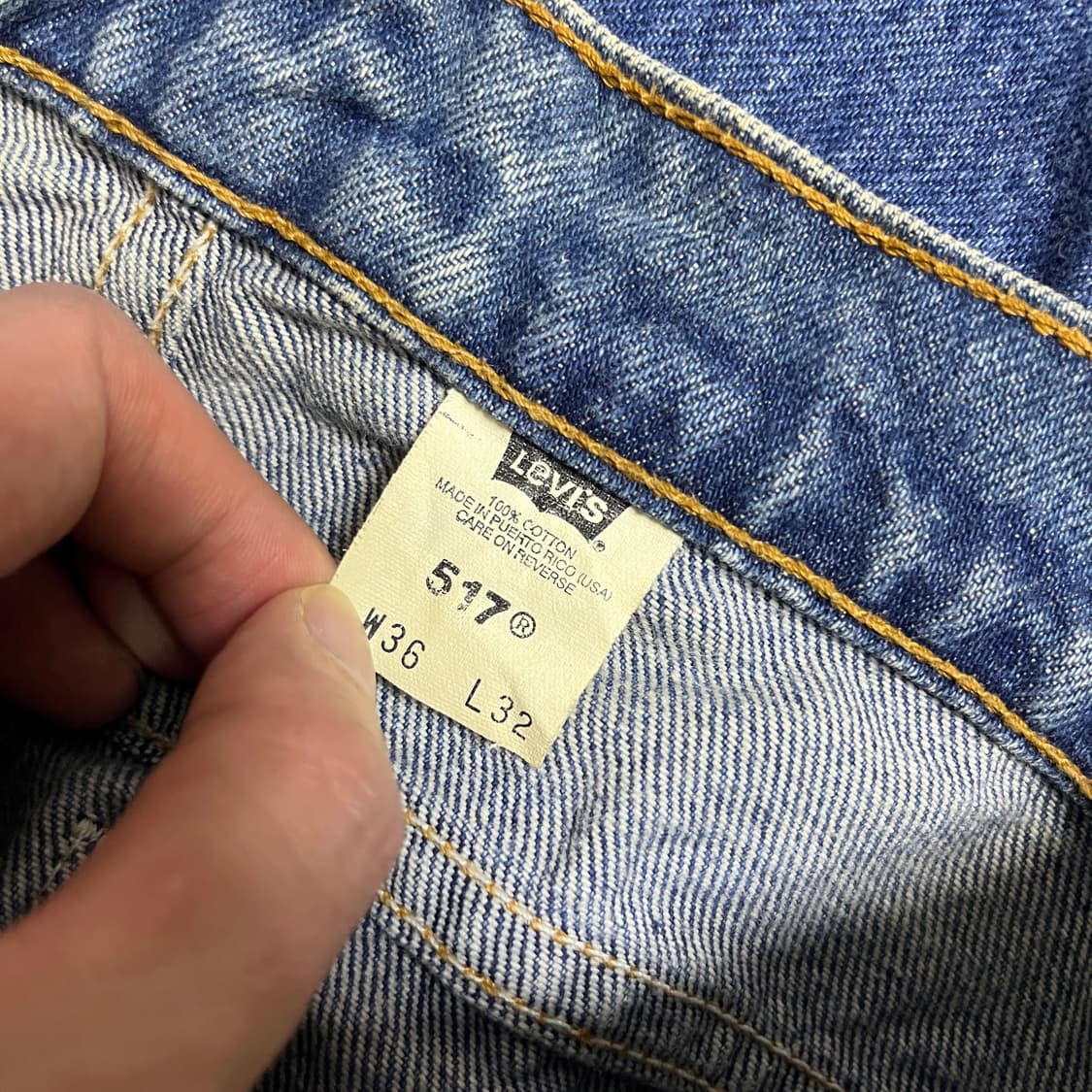 90s levis 리바이스517 오렌지탭 [34] 상품이미지6
