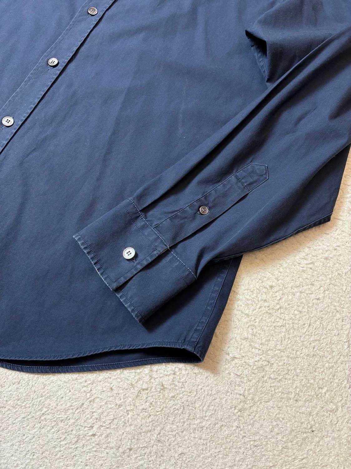 버버리 기마로고 안감 노바체크 솔리드 셔츠 PN7236 상품이미지4