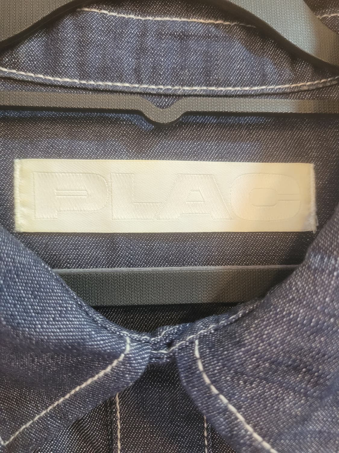 PLAC 데님 반팔 셔츠 XL 상품이미지3