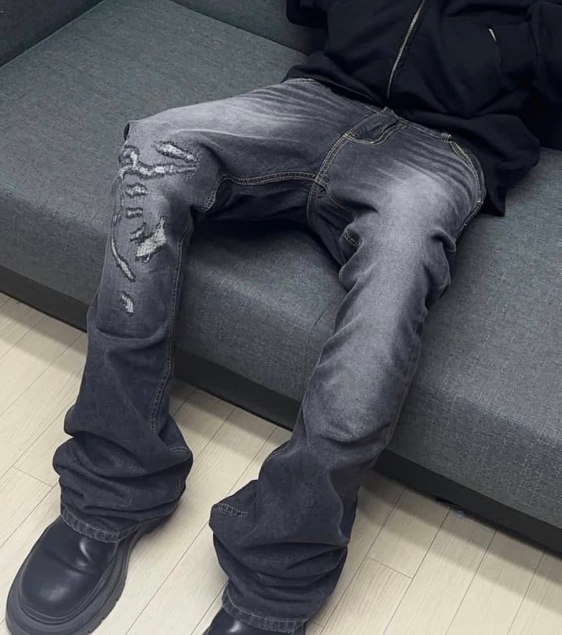 아워글라스 슬림 부츠컷 플레어데님 1 상품이미지1