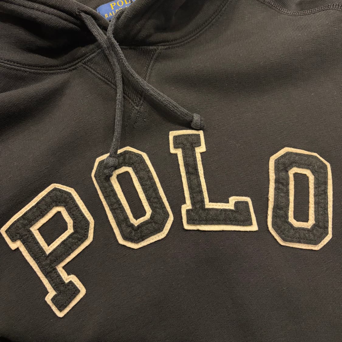 [M] 폴로랄프로렌 블랙 아치 로고 스웻 후드티 C405 상품이미지4