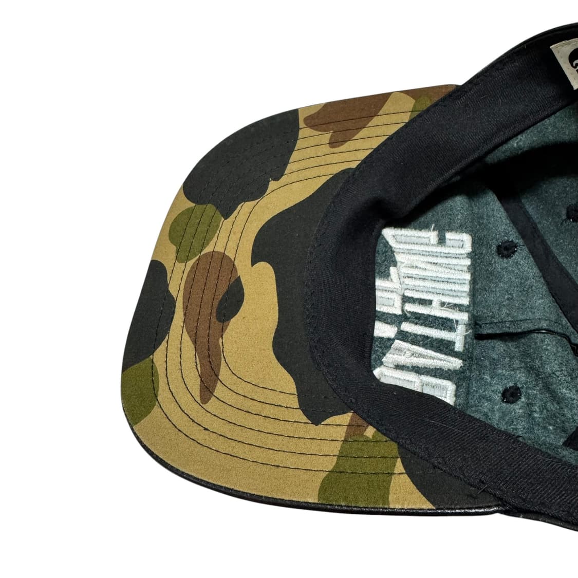 베이프(BAPE) 아치 로고 레더 볼캡 상품이미지4