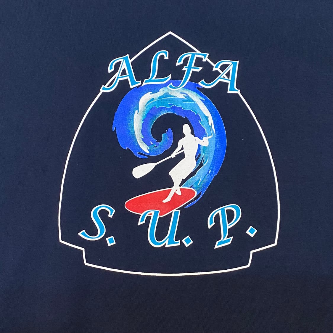 미국 빈티지 알파 서프 프린팅 포인트 반팔티 상품이미지4