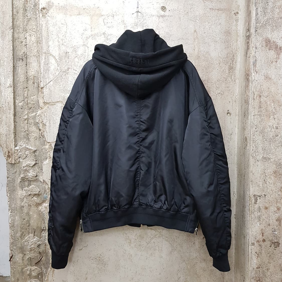 주카스페이스 후드 탈부착 항공 점퍼 48사이즈 상품이미지2