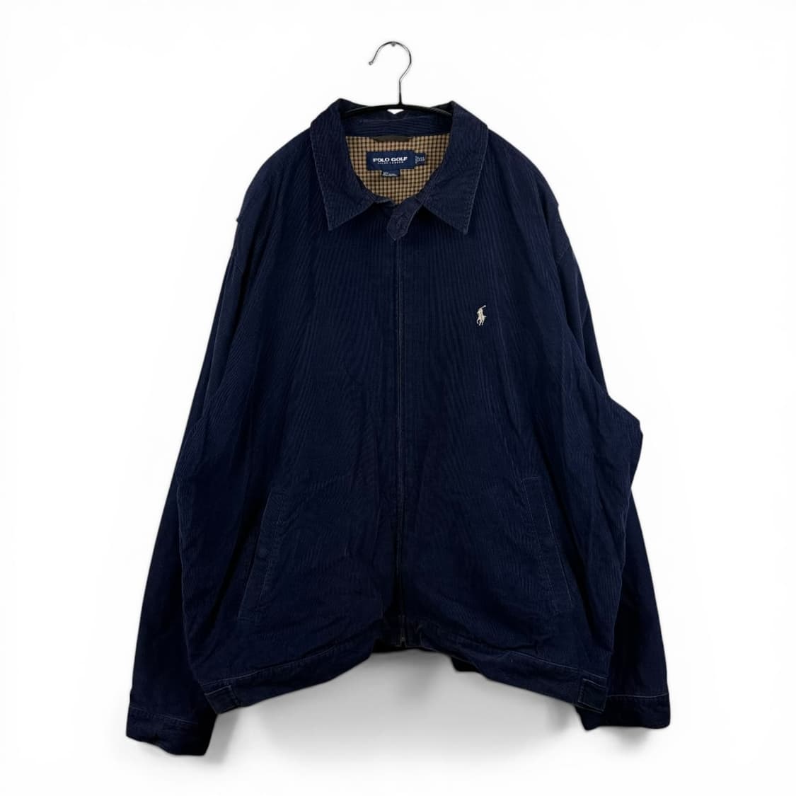 (2XL) 00s 폴로 랄프로렌 골프 코듀로이 스윙탑 자켓 네이비 상품이미지1