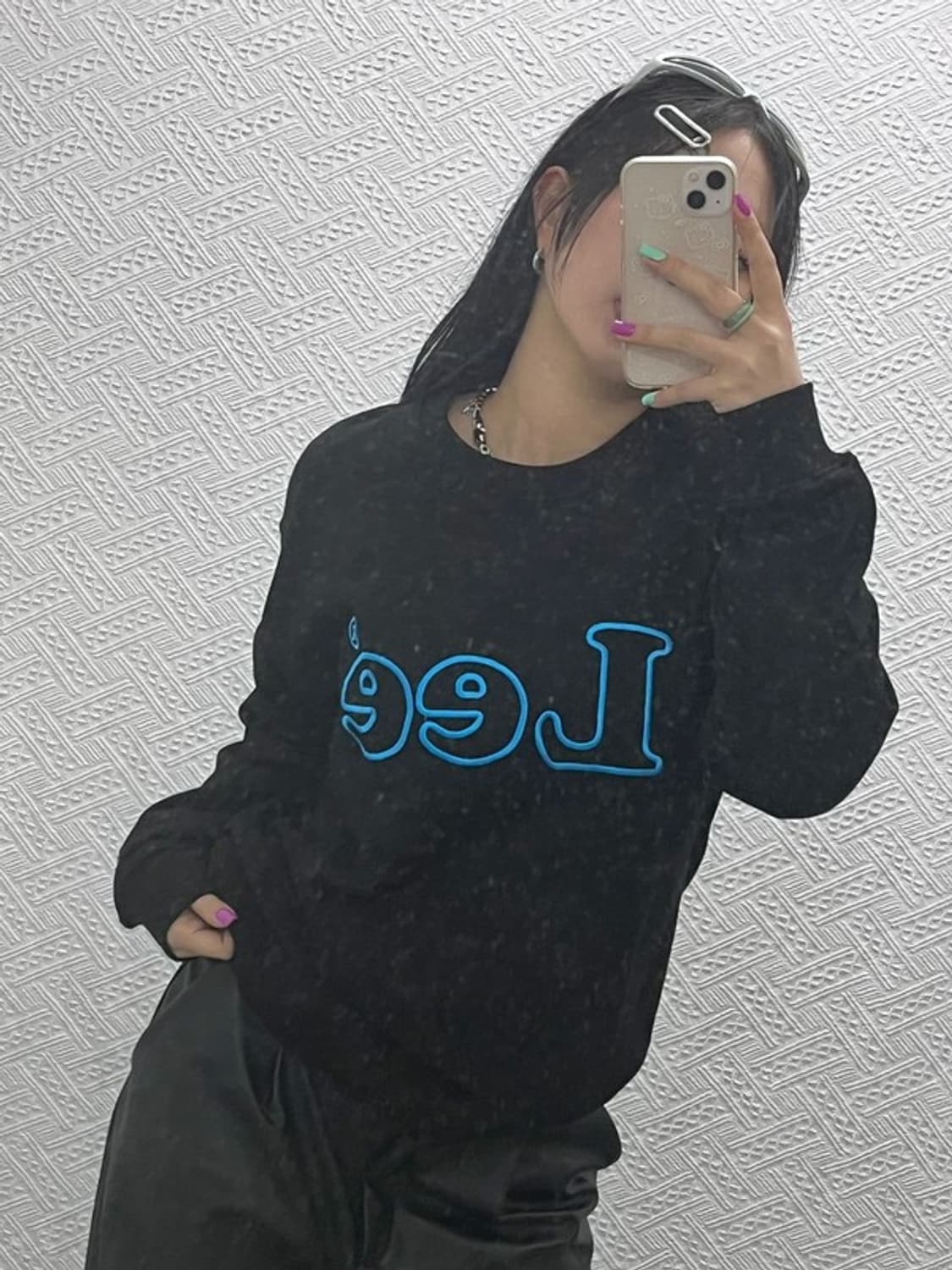 LEE 올드스쿨 키치 빅로고 맨투맨 스웻셔츠 M C06839 상품이미지2