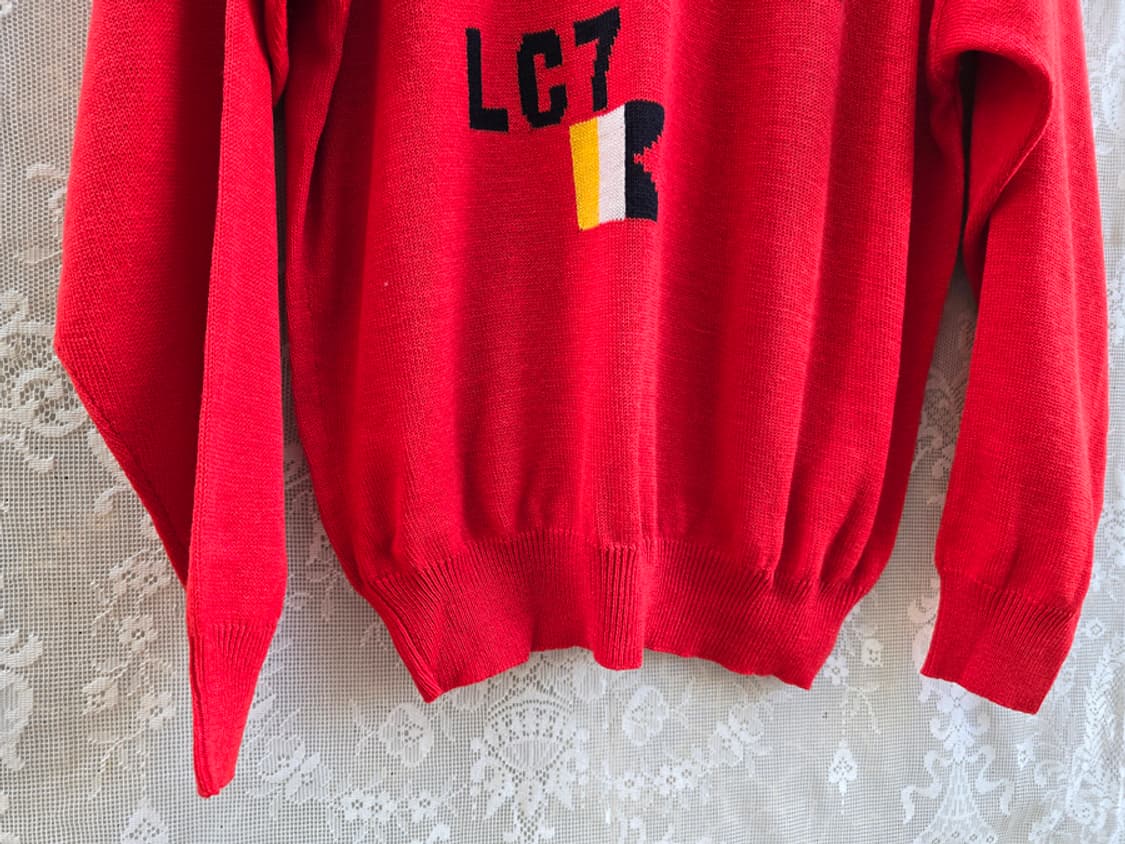 80-90s 이태리 요트웨어 울 니트 (made in italy) 상품이미지3