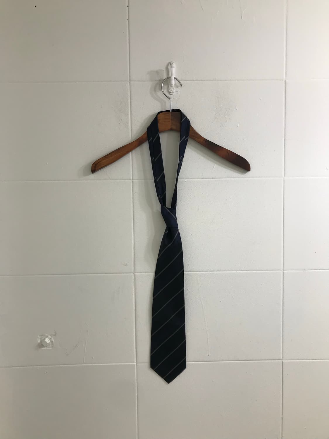 무채색 니혼진 프레피 무스탕 코트 코디세트 상품이미지9