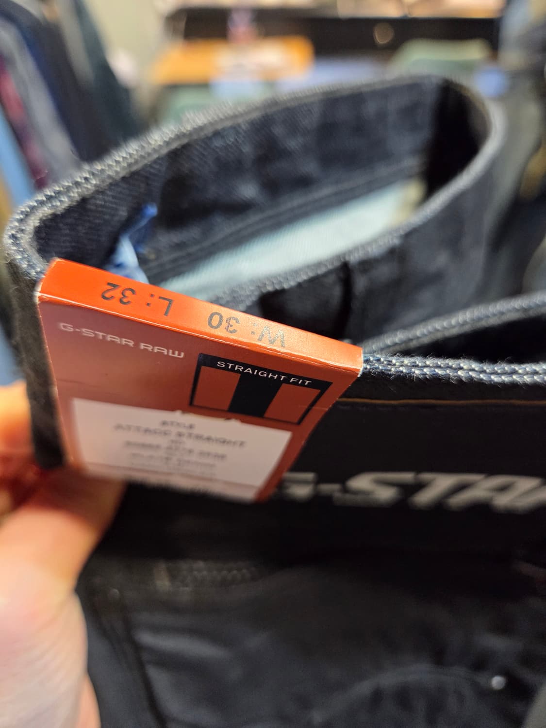 G-Star Raw 블랙 데님 바지(W30/L32) 상품이미지7