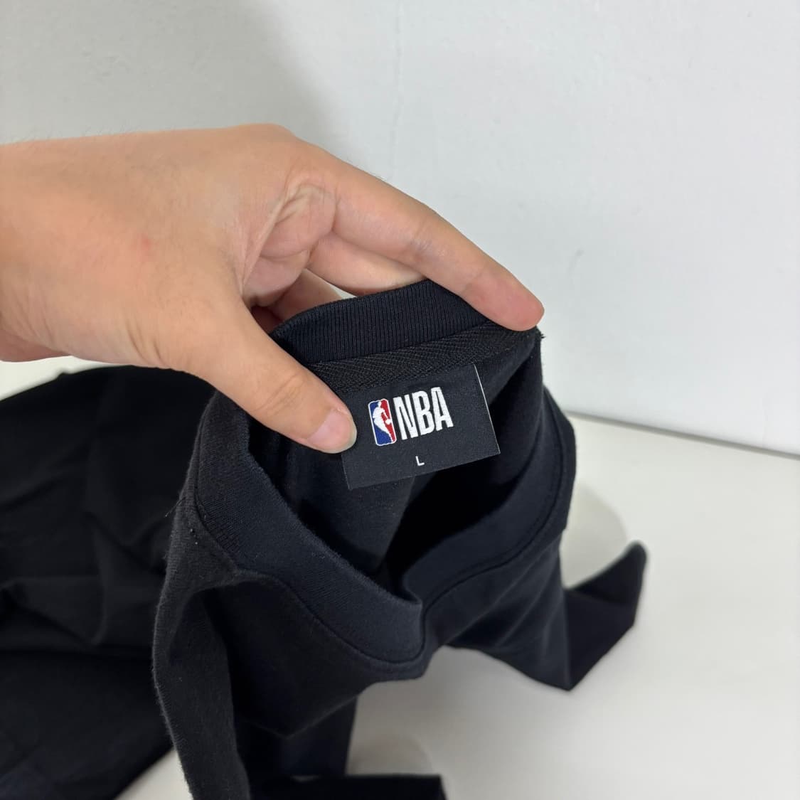 95 NBA 블랙 마이애미히트 프린팅 면 반팔티 상품이미지3