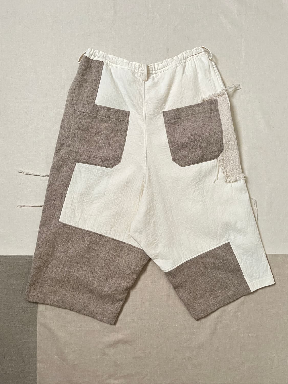 요지야마모토 패치워크 사루엘 팬츠 y’s yohji yamamoto 상품이미지2