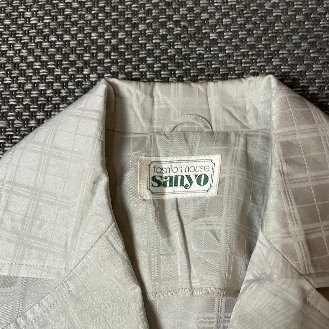 JPN 연카키그레이 폴리 롱 자켓 상품이미지4