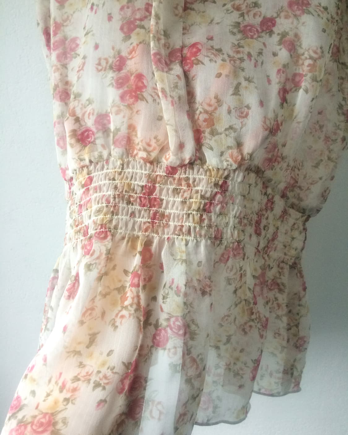 Flower pattern frill blouse 상품이미지6