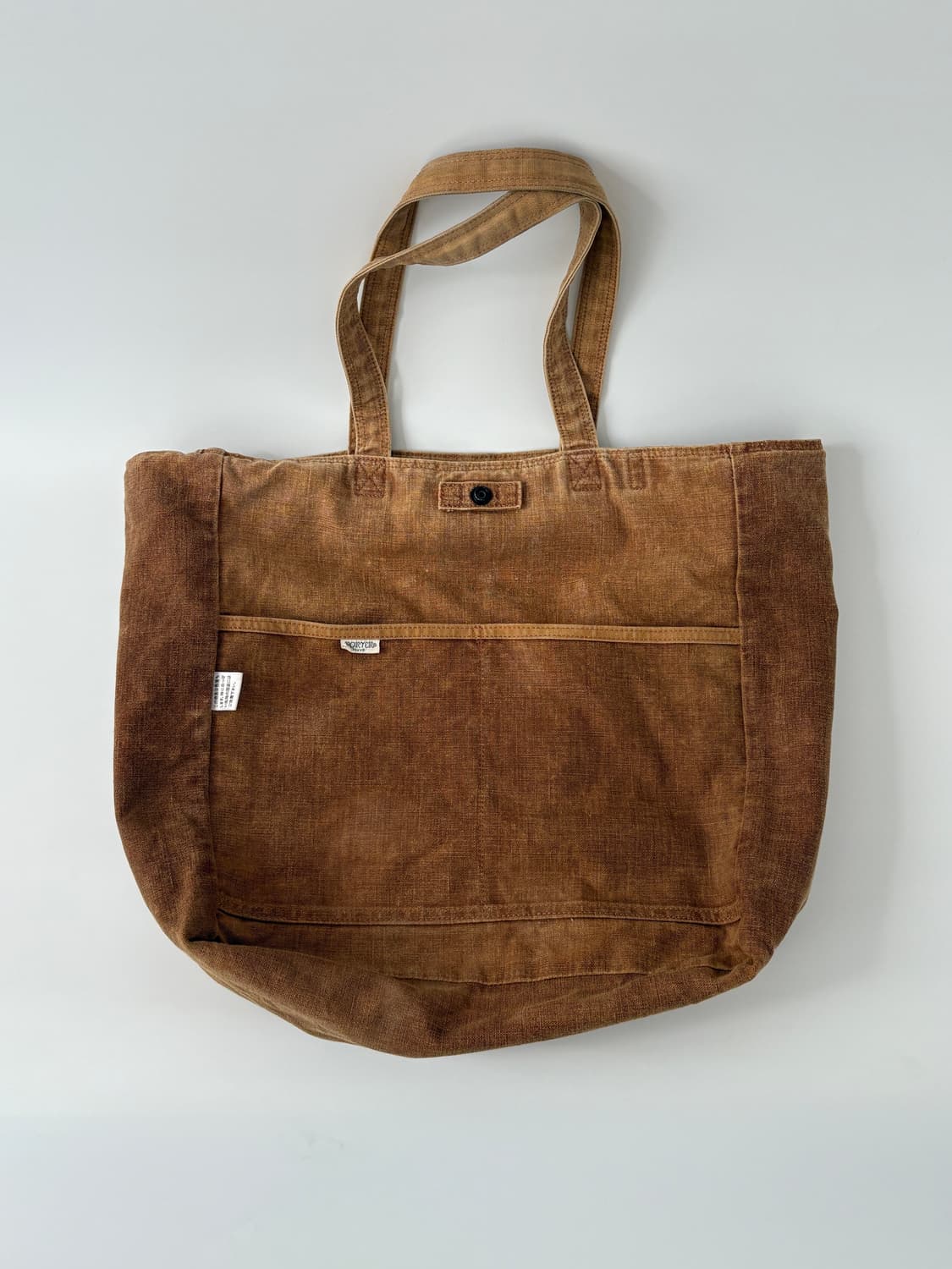 western denim tote bag (washed camel)  상품이미지7