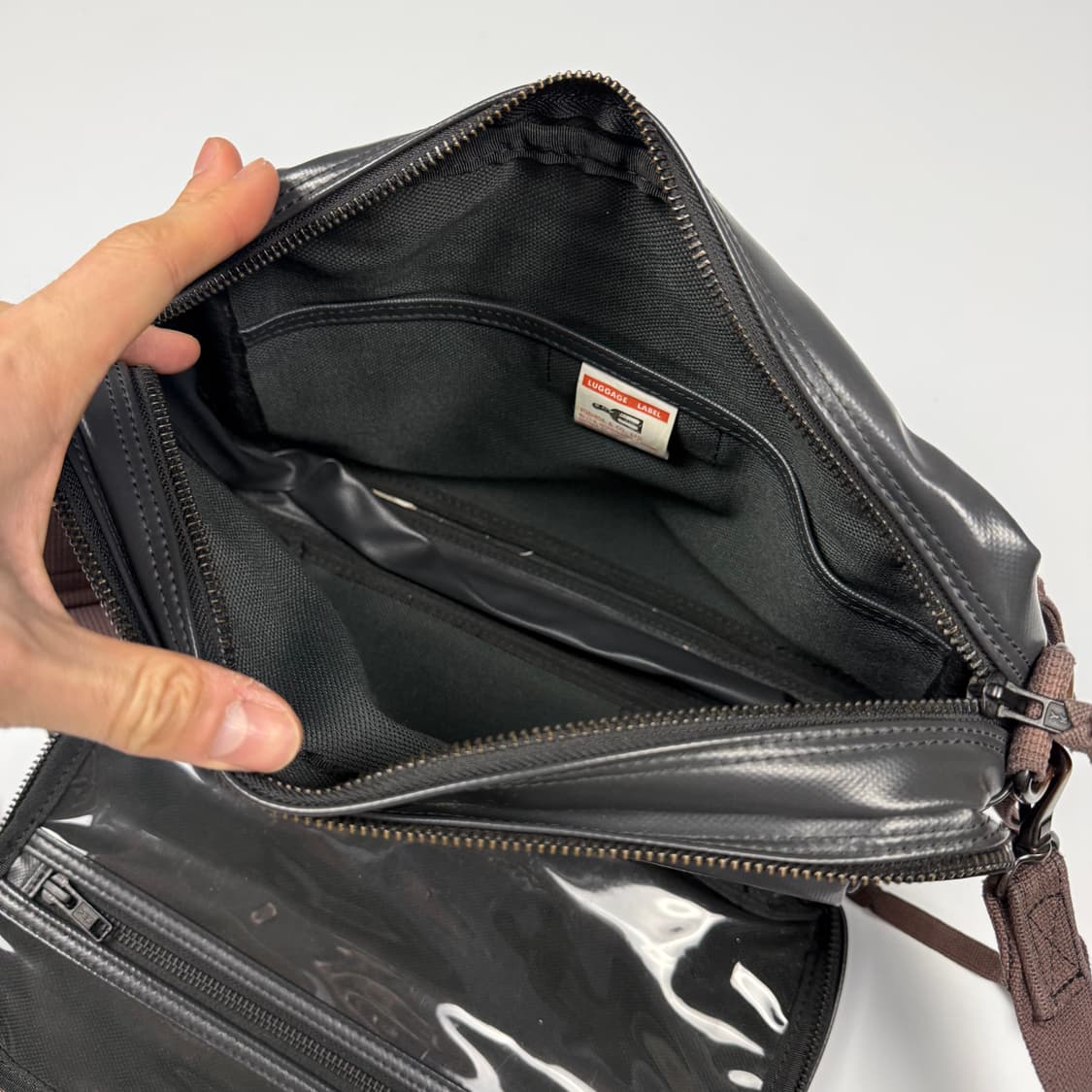 요시다포터 러기지라벨 라이너 숄더백 블랙 상품이미지8