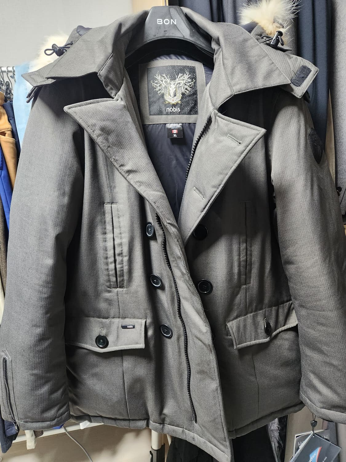 (새상품)노비스 카토 챠콜그레이 XL 110사이즈  상품이미지3