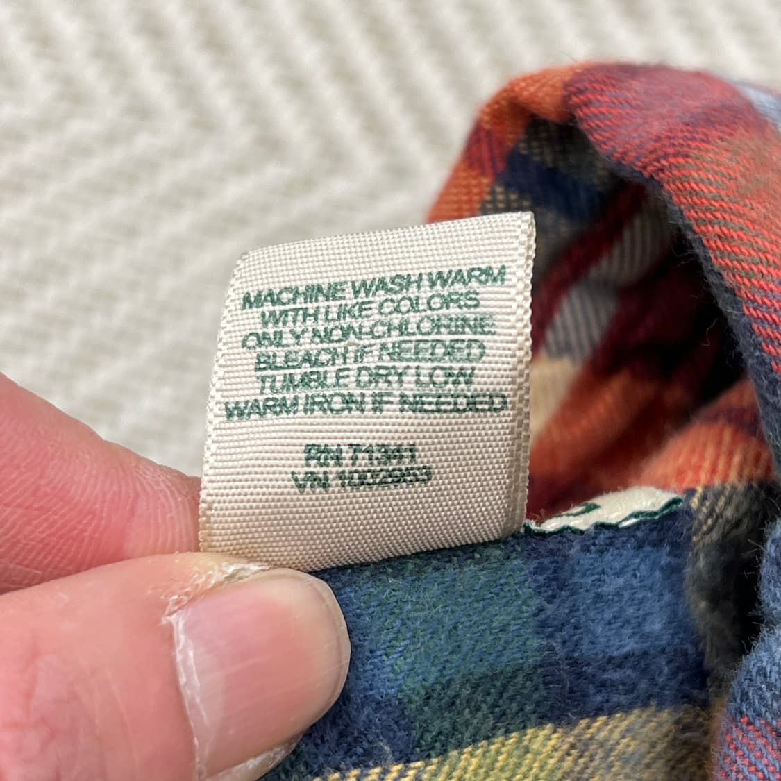 엘엘빈 워크 체크셔츠 r2312 상품이미지7