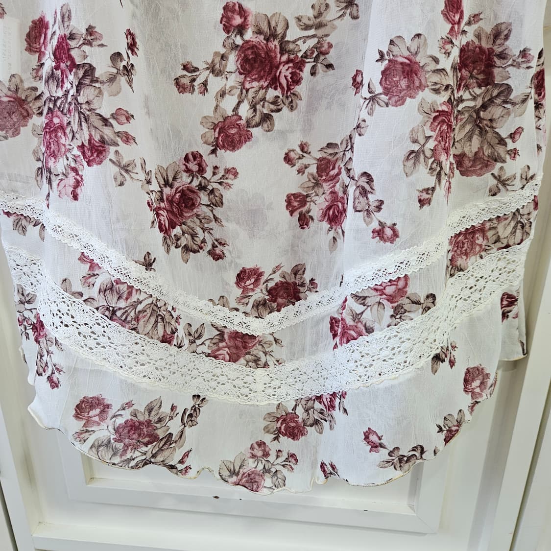 (LEST ROSE) 로즈 쉬폰 프릴 블라우스 상품이미지8