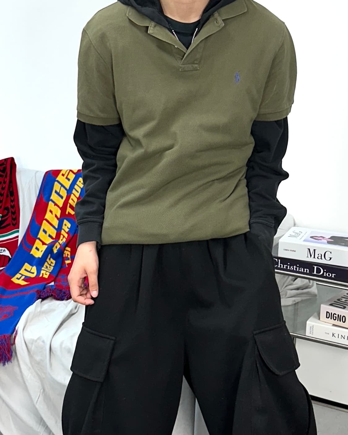 폴로 랄프로렌 카키 신형 pk M 상품이미지2