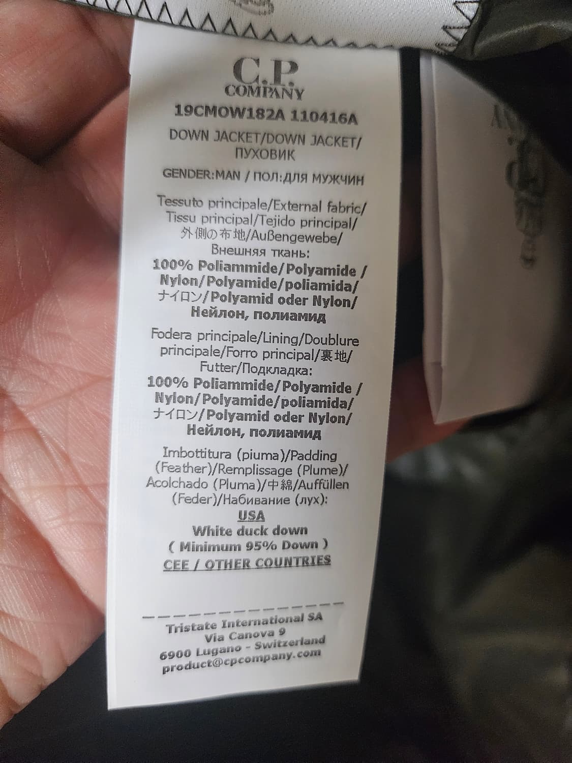 CP컴퍼니 디디쉘 롱 후드 다운 패딩 XXL 상품이미지5