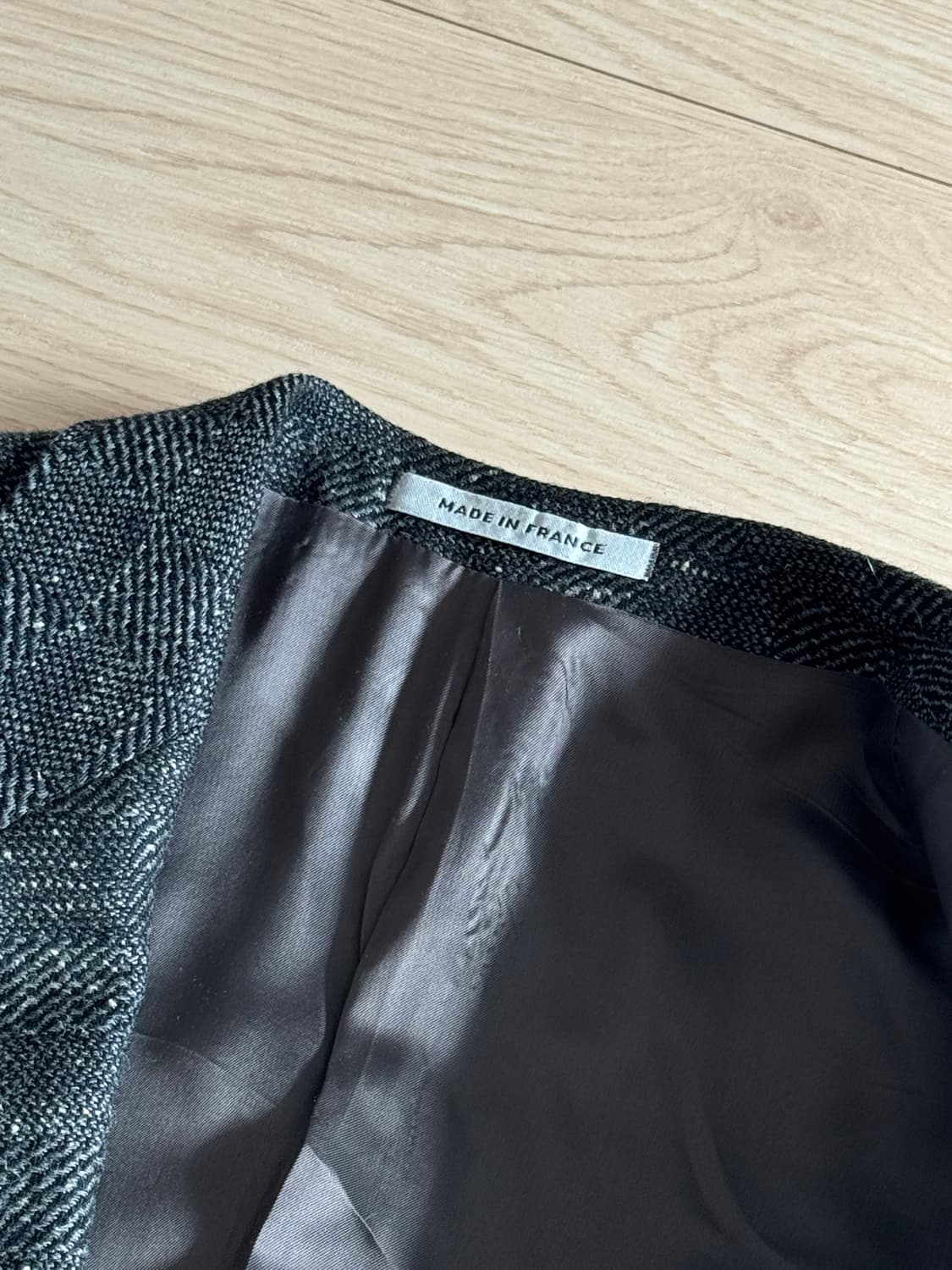 입생로랑 빈티지 트위드 자켓 made in france 상품이미지5