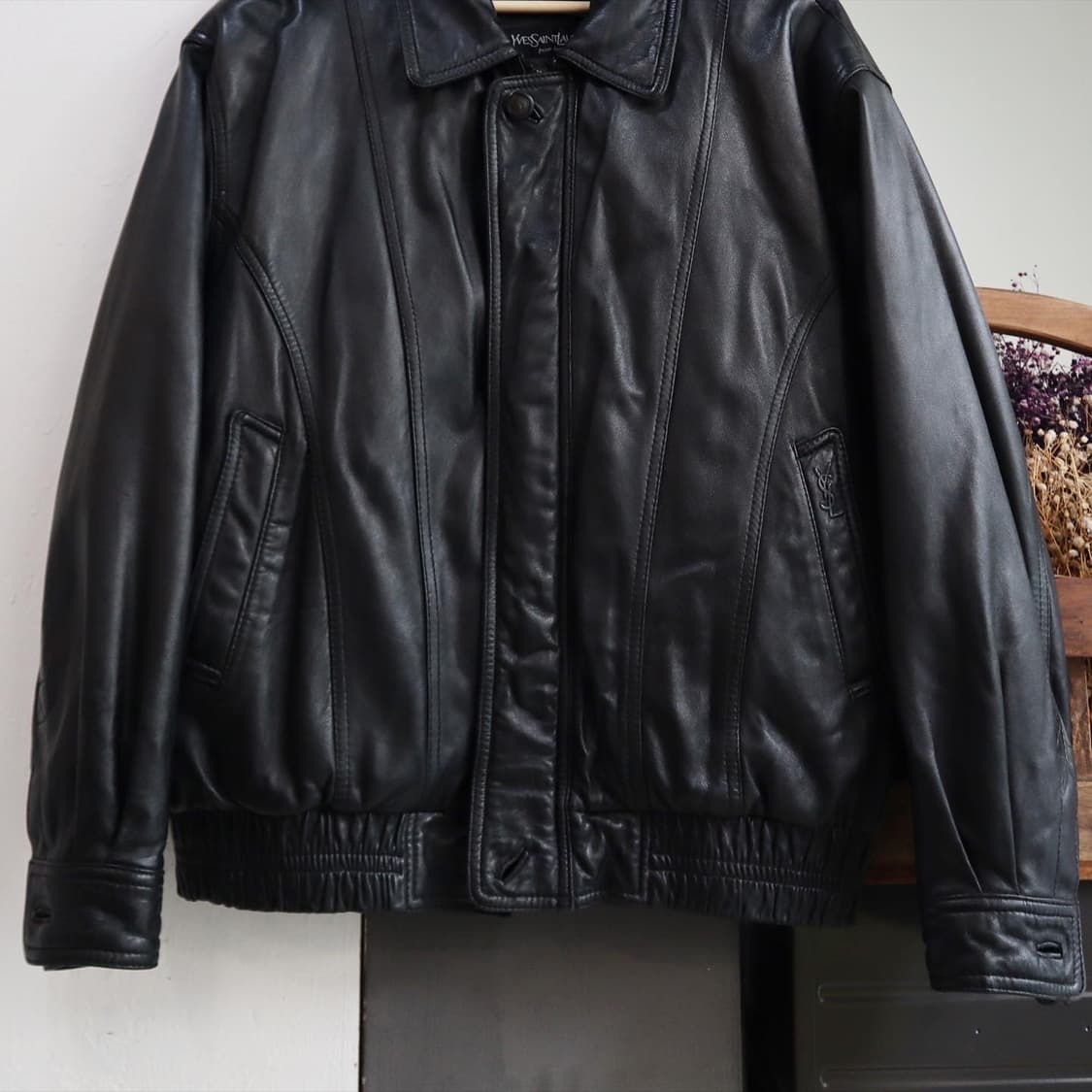 입생로랑 쉽스킨 레더 자켓  상품이미지3